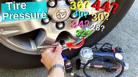 How To Check Tire Pressure And Inflate Tires To Correct Pressure Jonny
