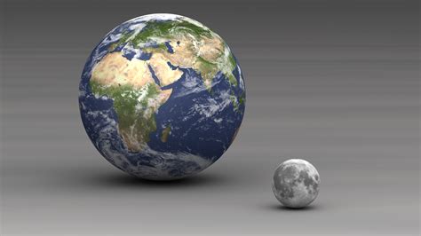 Compared to germany, the prices of daily necessities are approximately 53.23% higher. What is the size of the Earth compared to the moon? | Socratic