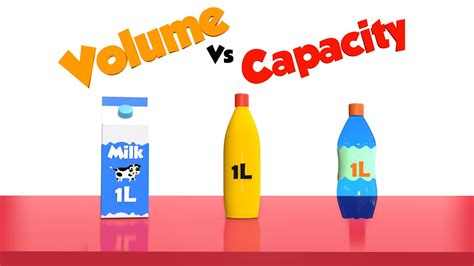 Volume And Capacity Explained Compare Capacity Vs Volume Difference