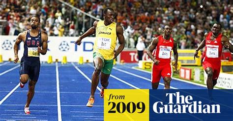usain bolt breaks world record in time of 9 58sec to win 100m gold in berlin usain bolt the