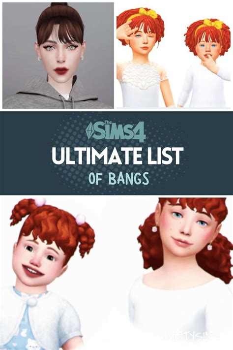 Sims 4 Accessory Bangs You Will Love Cc And Mods