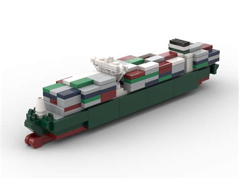 Lego Moc Golden Class Container Ship By The Bobby Brix Channel