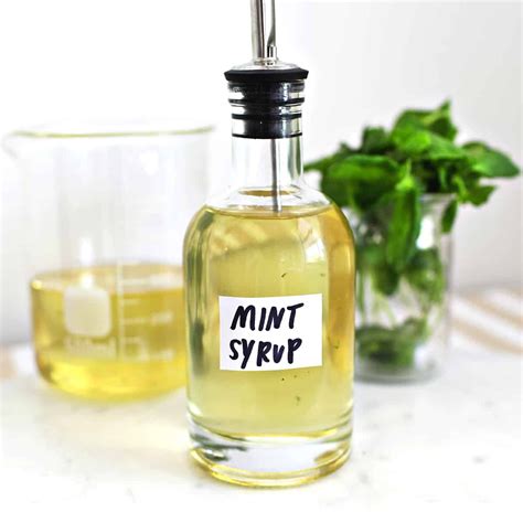 Mint Simple Syrup A Beautiful Mess