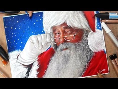 How to draw santa claus 14 steps with pictures wikihow. REALISTIC OIL PAINTING DEMO - portrait of Santa Claus ...