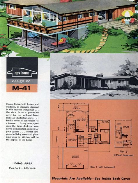 See 125 Vintage 60s Home Plans Used To Design And Build Millions Of Mid