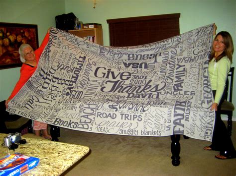 This diy thanksgiving tablecloth is affordable, fun, and the perfect reminder of all that you have to be grateful for! A day in the life of Ruth...: DIY Thanksgiving Tablecloth