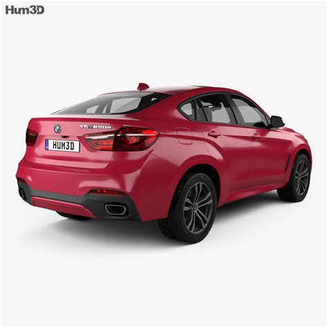 In addition to an appearance sharpened by many details in the exterior and the new bmw x6 features an xoffroad package that allows you to travel safely and quickly on the road as well as on less solid surfaces at all times. BMW X6 (F16) M sport package 2014 3D model - Vehicles on Hum3D