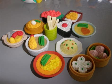 Chinese Dim Sum Erasers Petagadget