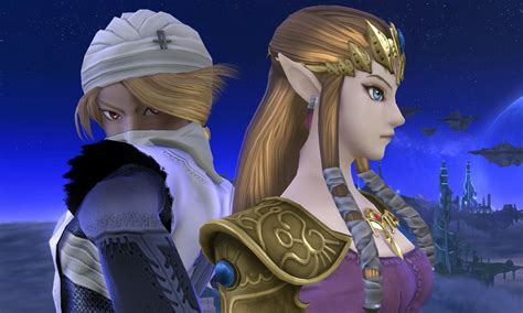 Sheik And Princess Zelda In Super Smash Bros For Wiiu Super Smash Bros