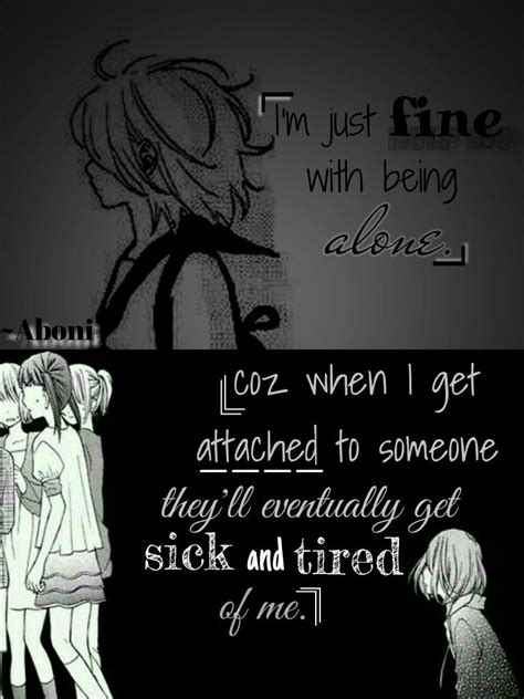27 Loneliness Sad Anime Quotes Wallpaper