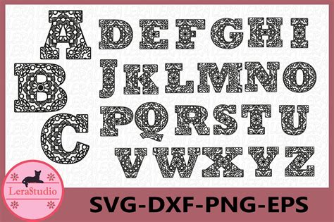 Mandala Letters Svg Free 238 Svg File For Cricut - Vrogue