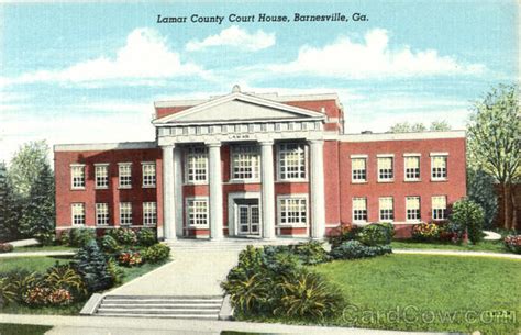 The municipal court provides judicial processing of citations. Lamar County Court House Barnesville, GA
