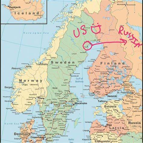 Sweden And Finland On World Map Exploring The Nordic Countries Map