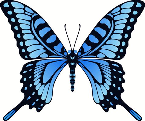 GIF Blue Butterfly Pixel