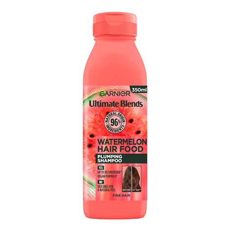 Garnier Ultimate Blends Plumping Hair Food Shampoo With Watermelon