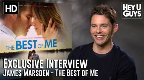 James Marsden Interview The Best Of Me Youtube