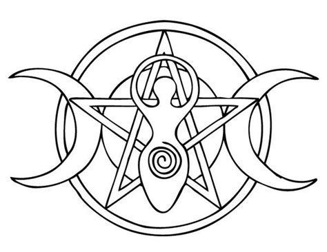 See the presented collection for wiccan coloring. Goddess Pentacle by Ancasta on deviantART | Wiccan symbols ...
