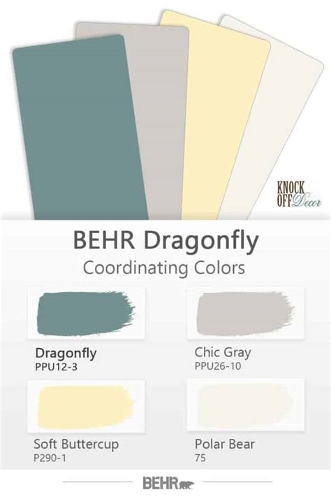 Behr Dragonfly Ppu12 3 The Calming Turquoise Blue