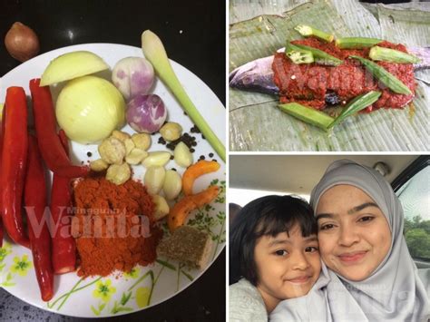 Tumbuk belacan dan bawang merah. Resepi Rempah Ikan Bakar Terengganu - Resepi Bergambar