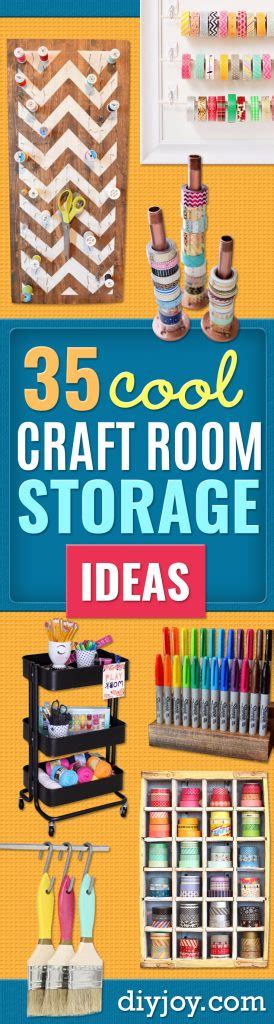 35 Cool Craft Room Storage Ideas
