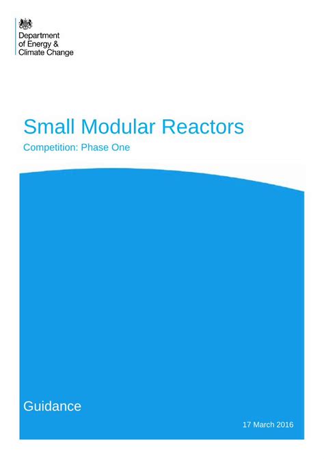 Pdf Small Modular Reactors Govuk · Pdf Filesmall Modular Reactors