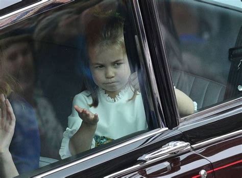 Princess Charlotte Steals The Show At Princess Eugenies Wedding With A Kiss Tumble And Wave