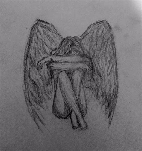 Crying Angel Drawing At PaintingValley Com Explore Collection Of Crying Angel Drawing