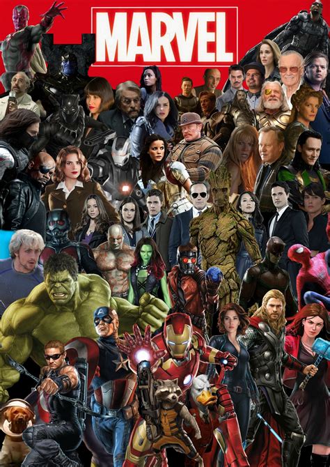 Marvel Character Collage : marvelstudios