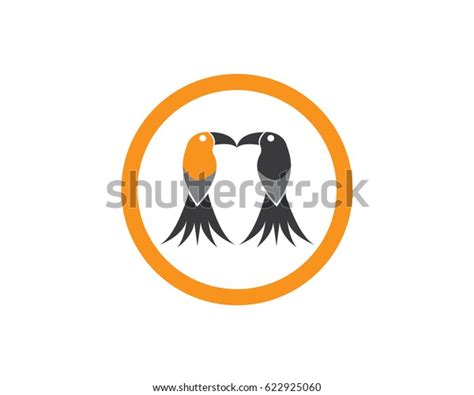 Two Birds Logo Stock Vector Royalty Free 622925060 Shutterstock