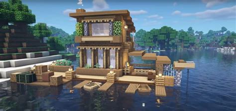 Minecraft Boat House Ideas And Design