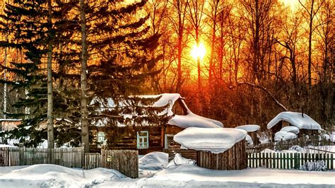 Free live wallpaper for your desktop pc & android phone! Winter Cabin Wallpaper (72+ images)