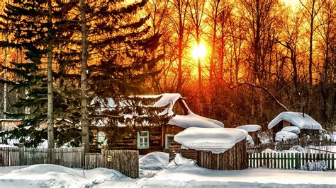 Free live wallpaper for your desktop pc & android phone! Winter Cabin Wallpaper (72+ images)