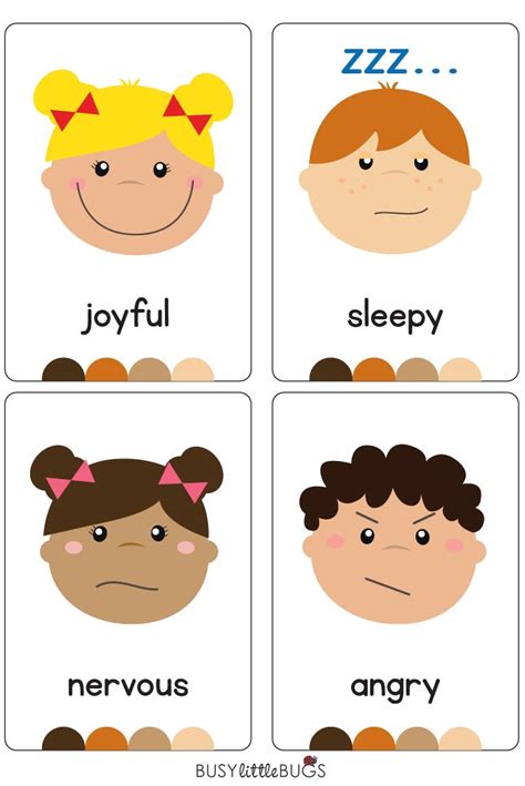 Our Emotions Flash Cards Are A Great Learning Tool For Your Children