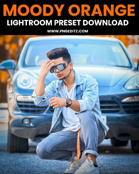 My settings will completely change your photos and make them included in your digital download: Moody Orange Lightroom Mobile Preset Free Download