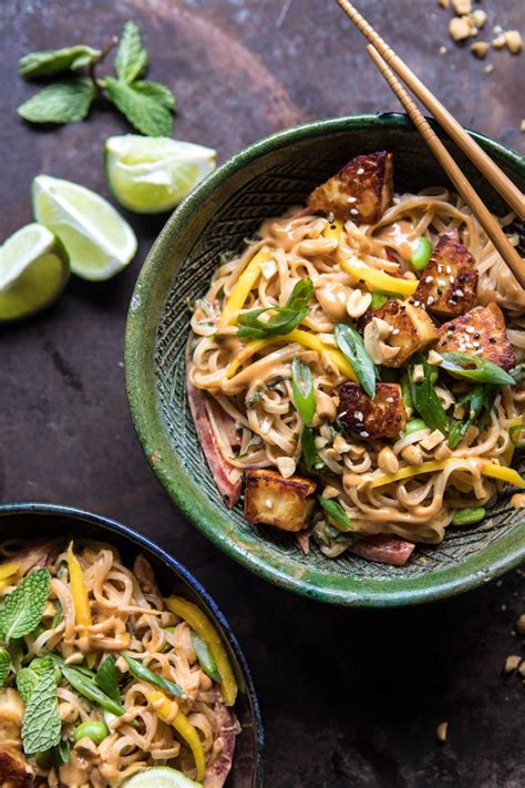 Jump to recipe 63 comments ». Better Than Takeout 20 Minute Peanut Noodles with Sesame Halloumi | Recipe | Peanut noodles ...