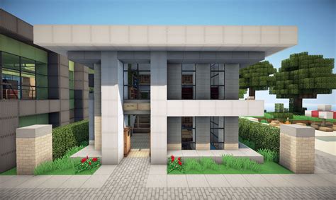 I'm jun who majored in architecture in korea.:when viewed from the side. Modern Neighborhood on World of Keralis Minecraft Project