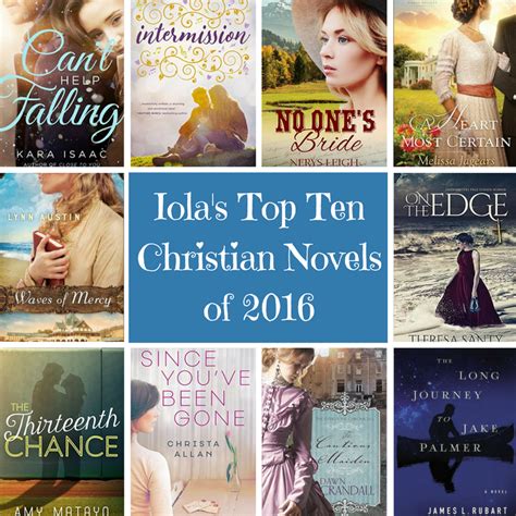 Australasian Christian Writers Iolas Top Ten Christian Novels Of 2016