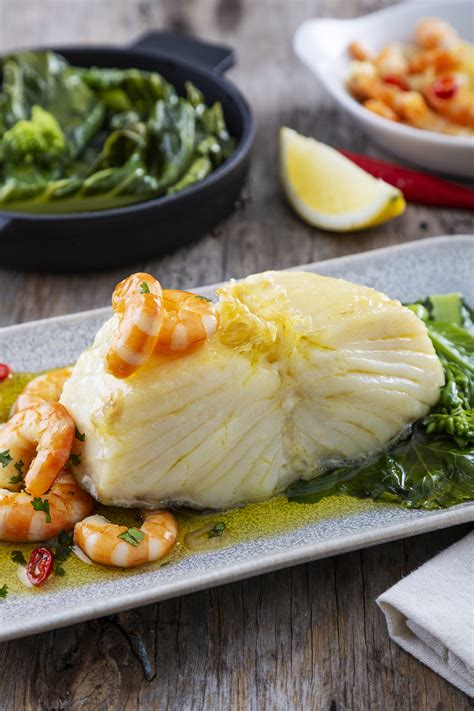 Lombos de Bacalhau camarão Al Ajillo Riberalves