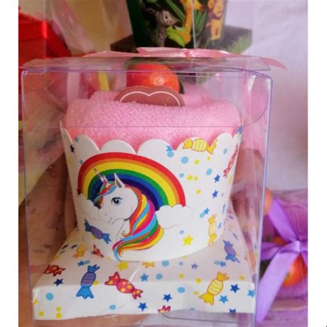 Unicorn Cupcake Towel Souvenirs Shopee Philippines