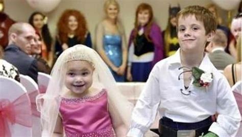 Five Year Old Terminally Ill Girl Marries Her Best Friend Aged Six In