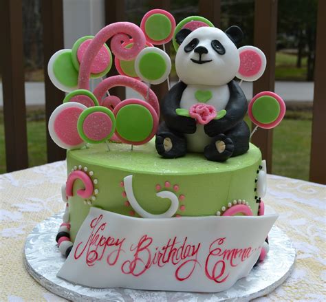 Panda Cake Birthday Cake Girls Panda Cakes Birthday Cake Kids