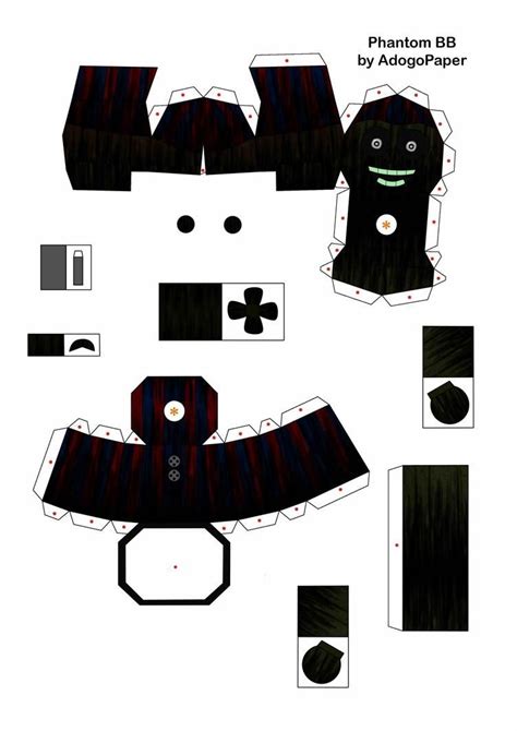 Five Nights At Freddys Papercraft Shadow Bonnie Papercraft Among Us