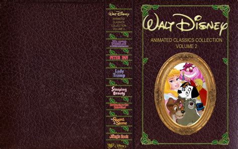 Disney Animated Classics Collection Volume 2 Movie Dvd Custom Covers
