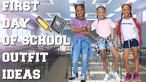 First Day Of School Outfit Ideas 2018 Back To School Look Book Youtube