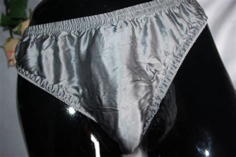 1 Pair Mens Pure Silk Underwear Briefs Size Up To 34