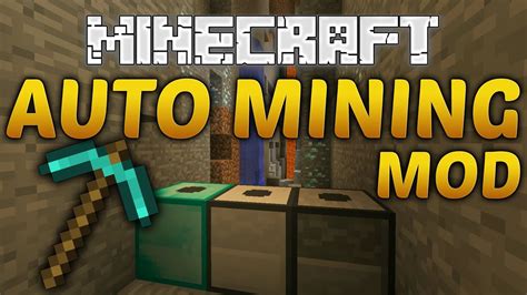 How to install cars and drives mod: Minecraft: AUTO MINING MOD - Progressive Automation - YouTube