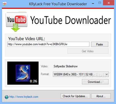 Download videos online from youtube, facebook, twitter, instagram or any other supported sites. KRyLack Free YouTube Downloader Download