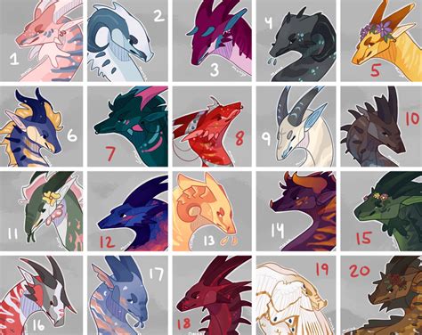 🐊 20 Adopt Batch 🐊 Wings Of Fire Amino