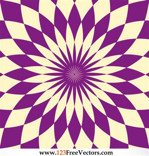 Abstract Flower Optical Illusion Image By 123freevectors On Deviantart