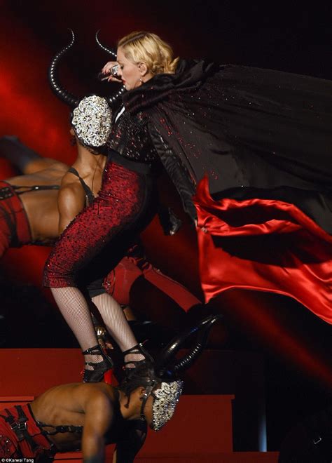 Madonna Explains Brits Performance Fall As She Was Dragged Backwards By